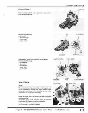1999-2002 TRX400EX Fourtrax Service Manual, Page 58