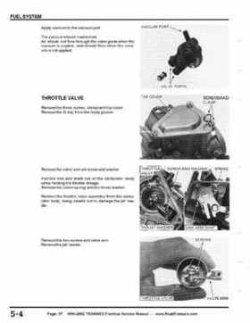 1999-2002 TRX400EX Fourtrax Service Manual, Page 67