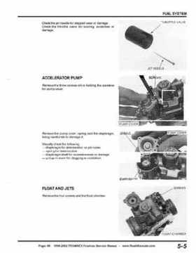 1999-2002 TRX400EX Fourtrax Service Manual, Page 68