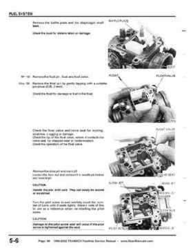 1999-2002 TRX400EX Fourtrax Service Manual, Page 69