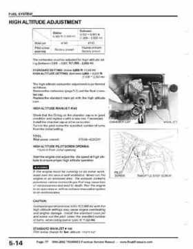 1999-2002 TRX400EX Fourtrax Service Manual, Page 77