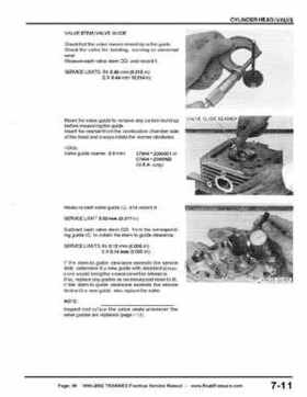 1999-2002 TRX400EX Fourtrax Service Manual, Page 96