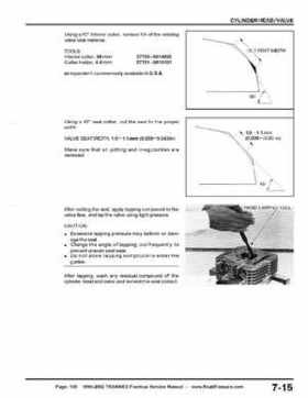 1999-2002 TRX400EX Fourtrax Service Manual, Page 100