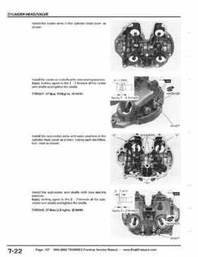 1999-2002 TRX400EX Fourtrax Service Manual, Page 107