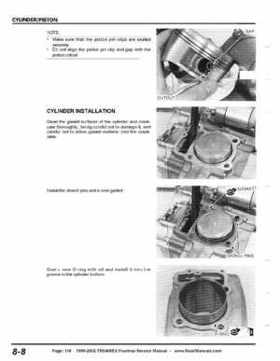 1999-2002 TRX400EX Fourtrax Service Manual, Page 118
