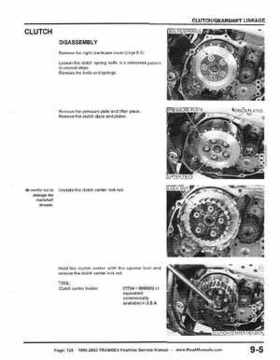 1999-2002 TRX400EX Fourtrax Service Manual, Page 125