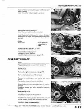 1999-2002 TRX400EX Fourtrax Service Manual, Page 131