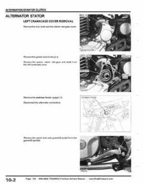 1999-2002 TRX400EX Fourtrax Service Manual, Page 134