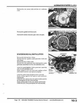 1999-2002 TRX400EX Fourtrax Service Manual, Page 135