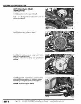 1999-2002 TRX400EX Fourtrax Service Manual, Page 136