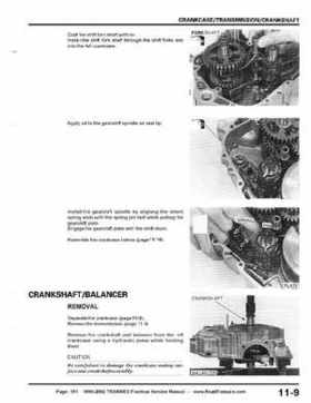1999-2002 TRX400EX Fourtrax Service Manual, Page 151