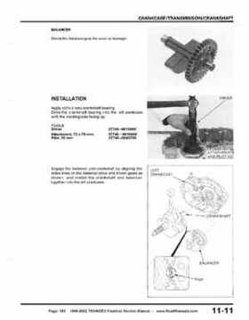1999-2002 TRX400EX Fourtrax Service Manual, Page 153