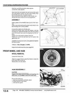 1999-2002 TRX400EX Fourtrax Service Manual, Page 165