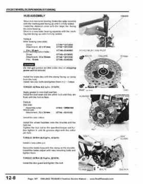 1999-2002 TRX400EX Fourtrax Service Manual, Page 167