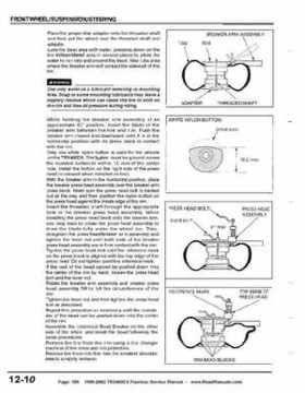 1999-2002 TRX400EX Fourtrax Service Manual, Page 169