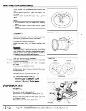 1999-2002 TRX400EX Fourtrax Service Manual, Page 171