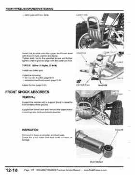 1999-2002 TRX400EX Fourtrax Service Manual, Page 175