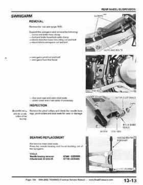 1999-2002 TRX400EX Fourtrax Service Manual, Page 194