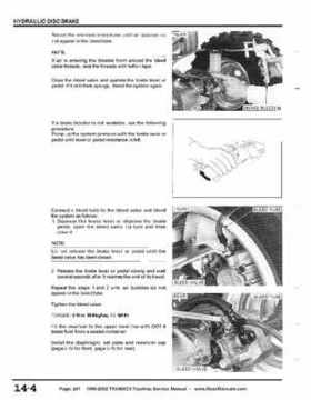1999-2002 TRX400EX Fourtrax Service Manual, Page 201