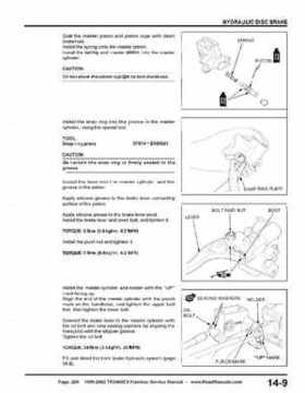 1999-2002 TRX400EX Fourtrax Service Manual, Page 206
