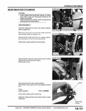 1999-2002 TRX400EX Fourtrax Service Manual, Page 210