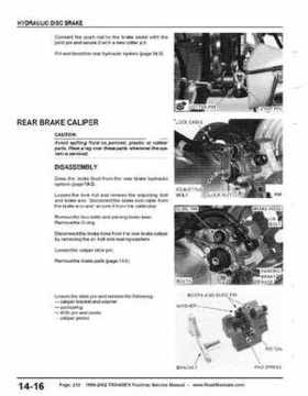 1999-2002 TRX400EX Fourtrax Service Manual, Page 213