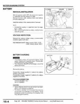 1999-2002 TRX400EX Fourtrax Service Manual, Page 223