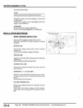 1999-2002 TRX400EX Fourtrax Service Manual, Page 225