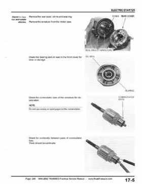 1999-2002 TRX400EX Fourtrax Service Manual, Page 240