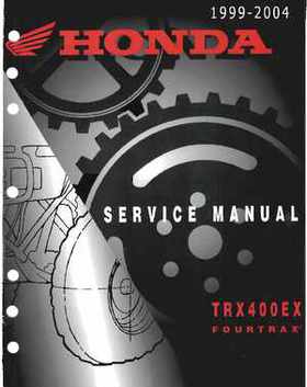 1999-2004 Honda TRX400EX FourTrax Service Manual, Page 1