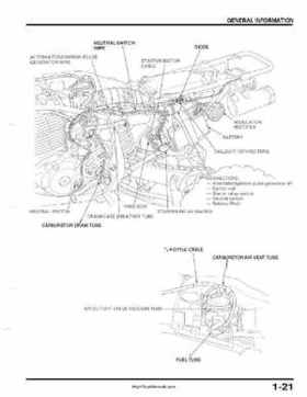 1999-2004 Honda TRX400EX FourTrax Service Manual, Page 25