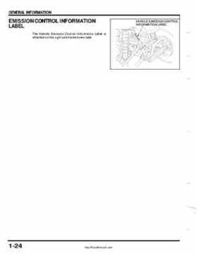 1999-2004 Honda TRX400EX FourTrax Service Manual, Page 28