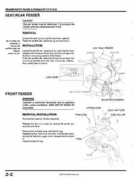 1999-2004 Honda TRX400EX FourTrax Service Manual, Page 30