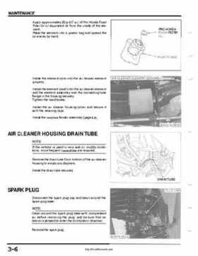 1999-2004 Honda TRX400EX FourTrax Service Manual, Page 40