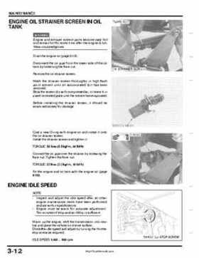1999-2004 Honda TRX400EX FourTrax Service Manual, Page 46