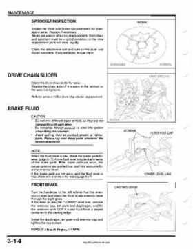 1999-2004 Honda TRX400EX FourTrax Service Manual, Page 48
