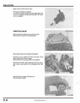 1999-2004 Honda TRX400EX FourTrax Service Manual, Page 67