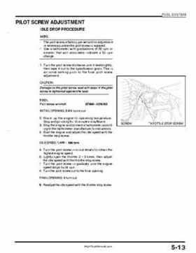 1999-2004 Honda TRX400EX FourTrax Service Manual, Page 76