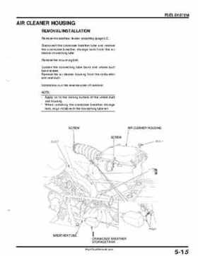 1999-2004 Honda TRX400EX FourTrax Service Manual, Page 78