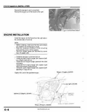 1999-2004 Honda TRX400EX FourTrax Service Manual, Page 83
