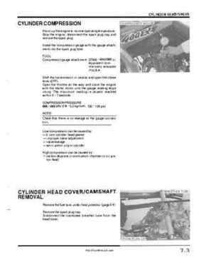 1999-2004 Honda TRX400EX FourTrax Service Manual, Page 88