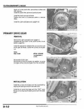 1999-2004 Honda TRX400EX FourTrax Service Manual, Page 130