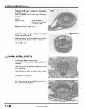 1999-2004 Honda TRX400EX FourTrax Service Manual, Page 140