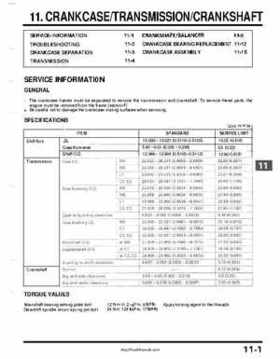 1999-2004 Honda TRX400EX FourTrax Service Manual, Page 143