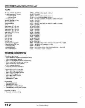 1999-2004 Honda TRX400EX FourTrax Service Manual, Page 144