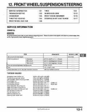 1999-2004 Honda TRX400EX FourTrax Service Manual, Page 160