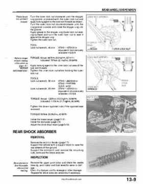 1999-2004 Honda TRX400EX FourTrax Service Manual, Page 190