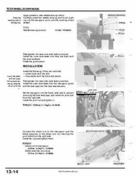 1999-2004 Honda TRX400EX FourTrax Service Manual, Page 195