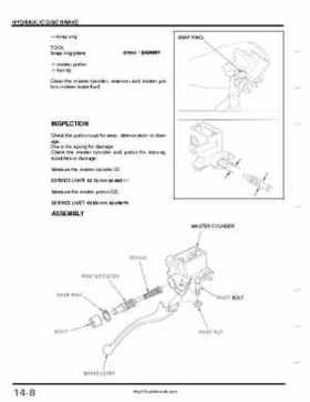 1999-2004 Honda TRX400EX FourTrax Service Manual, Page 205