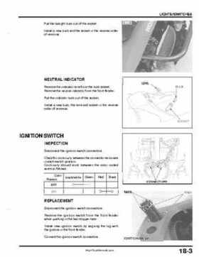 1999-2004 Honda TRX400EX FourTrax Service Manual, Page 249